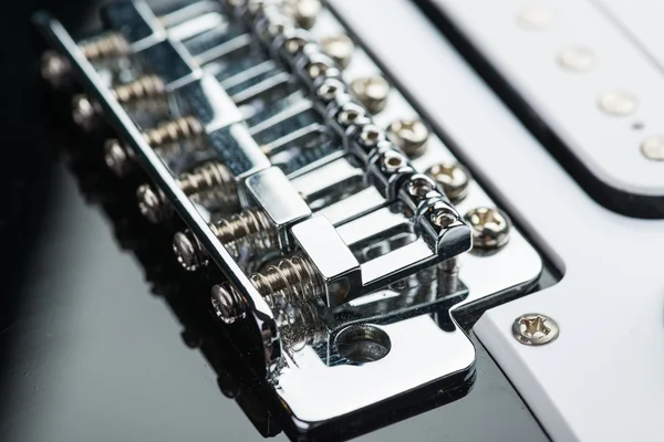 Electric guitar bridge — Stock Photo, Image