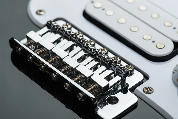 Electric guitar bridge — Stock Photo, Image