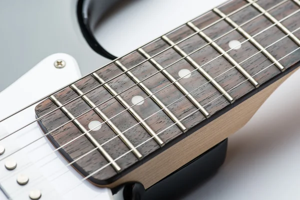 Guitar frets with strings — Stock Photo, Image