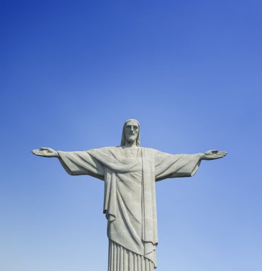 Rio 2016. İsa'nın kurtarıcı, Rio de Janeiro Corcovado dağın zirvesinde.