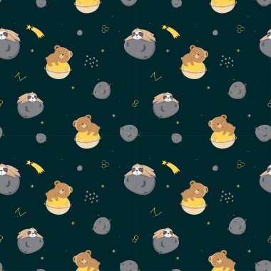 Çocuklar, tembellik ve ayıların mekândaki bebek deseni