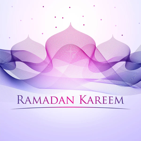 Ligne Ramadan Karem — Image vectorielle