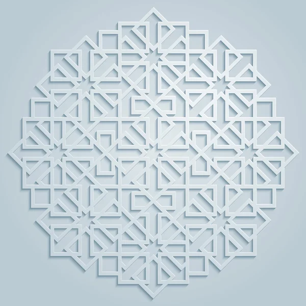 Pola geometris vektor arabic - Stok Vektor