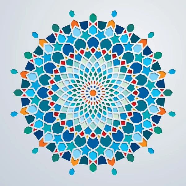 Arapça geometrik süsleme — Stok Vektör