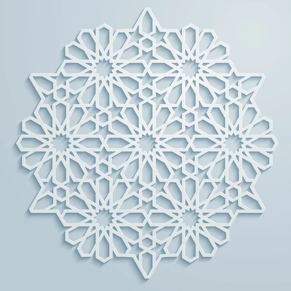 Arapça süsleme geometrik desen arka plan — Stok Vektör