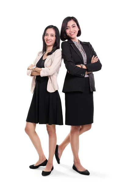 Mujeres de negocios confiadas en ropa formal, cuerpo completo — Foto de Stock