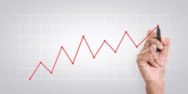 İzole iş büyüme grafiği