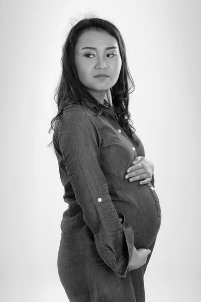 Portrait vintage de femme enceinte — Photo