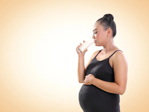 Konzeptioneller Hintergrund der Schwangerschaft in sanftem Ton — Stockfoto