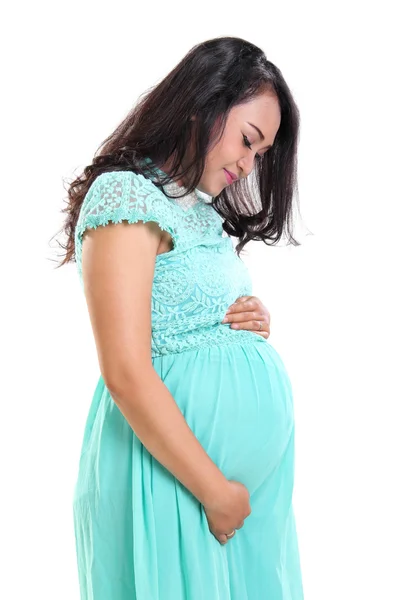 Kan niet wachten om haar baby te zien — Stockfoto