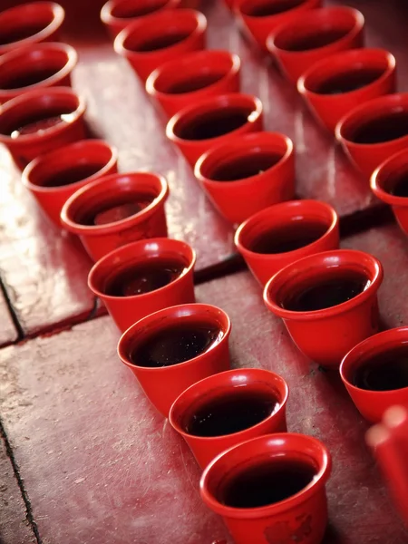 Tazas de té para evento religioso chino — Foto de Stock