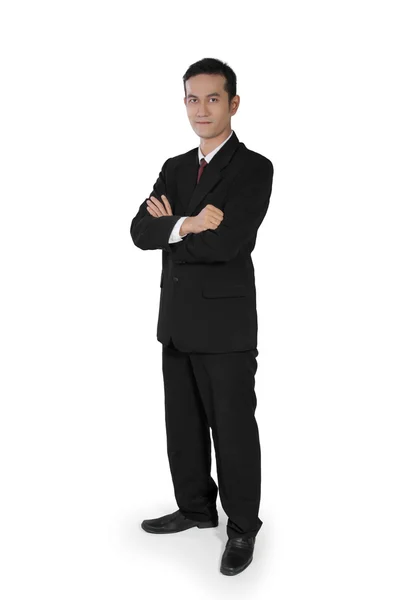 Confident businessman standing — Stock Photo, Image