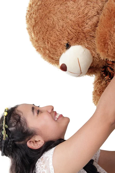 Geburtstag Überraschungs-Teddybär — Stockfoto