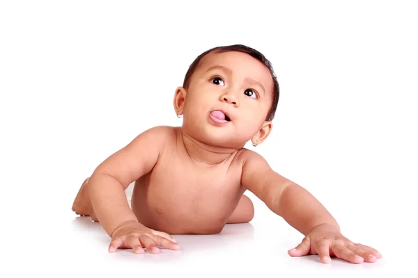 Rastreamentos bonitos do bebê — Fotografia de Stock