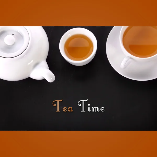 Conception de l'heure du thé — Photo