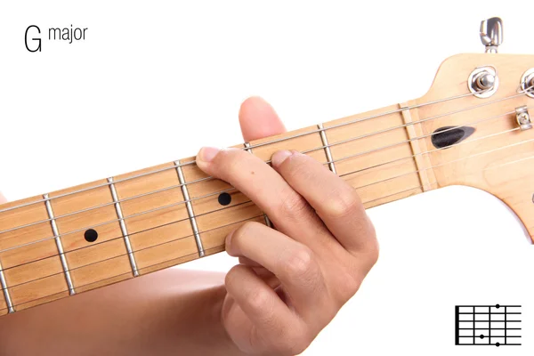 G büyük gitar akor öğretici