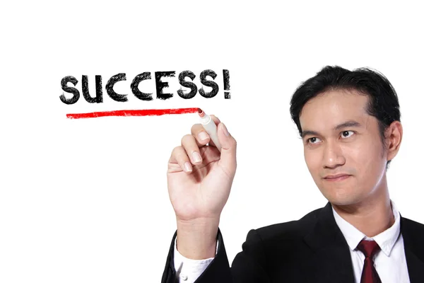 Businessman on Success — Stock Photo, Image