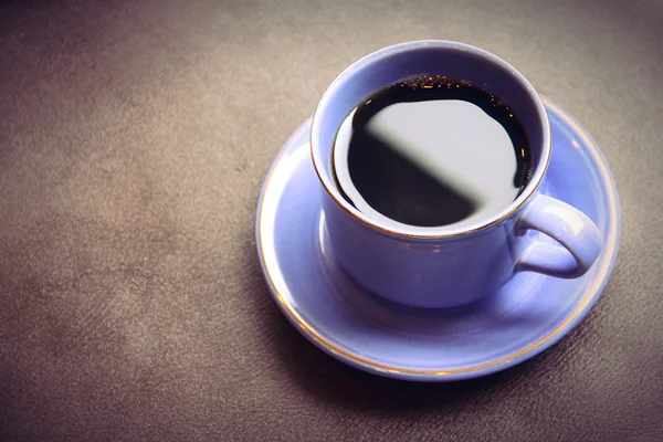 Eine Tasse Kaffee in Vintage-Farbe — Stockfoto