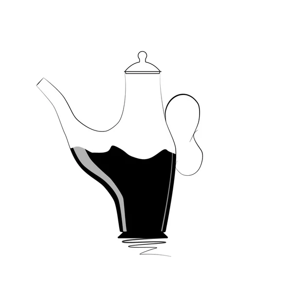 Чайник для чая — стоковый вектор