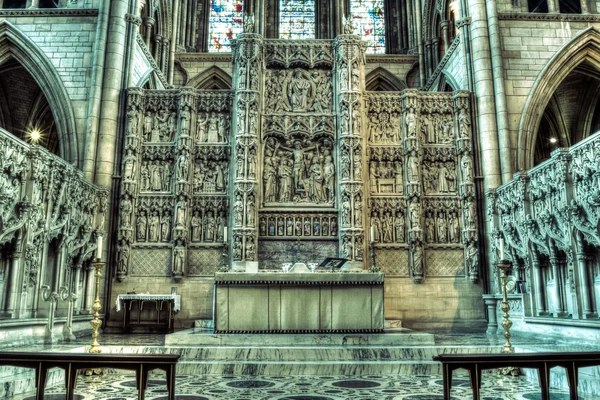 Truro katedral yüksek sunak Hdr — Stok fotoğraf