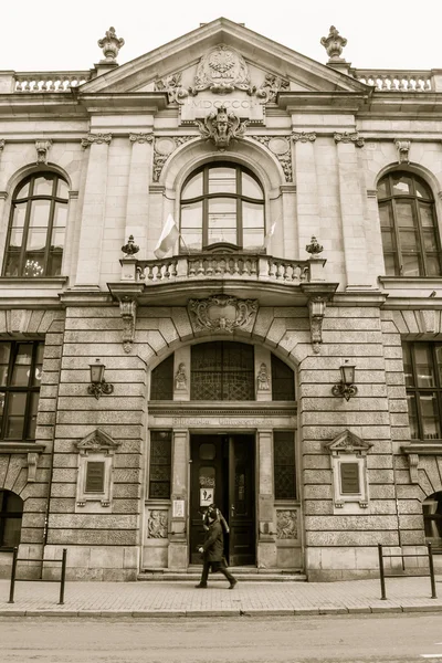Egyetemi könyvtár Poznan — Stock Fotó