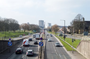 Bristol M32 otoyolunun görünümünü