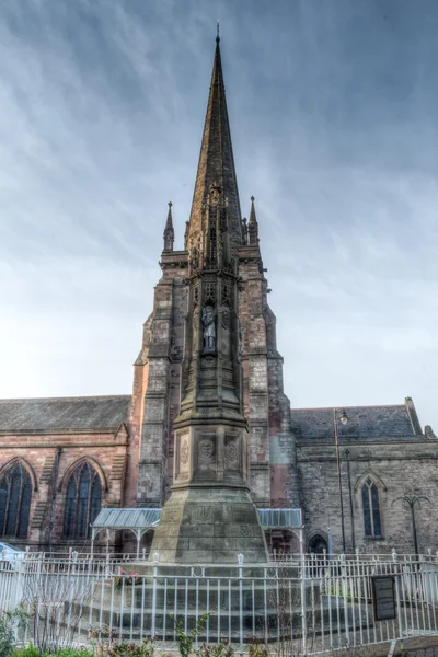 Hereford Savaş Anıtı St Peter's kilise, Hdr fotoğraf — Stok fotoğraf