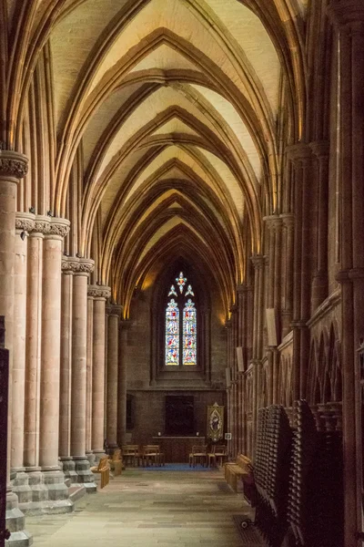 Corredor de la Catedral de Carlisle Pasillo — Foto de Stock