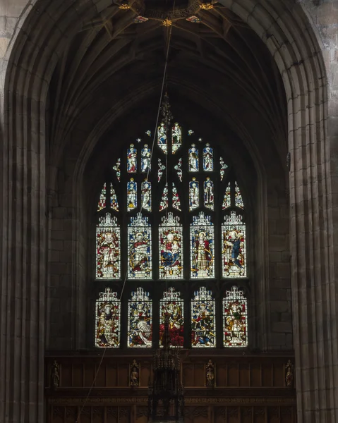 Newcastle Katedrali, St Nicholas katedral kilise Gla lekeli — Stok fotoğraf