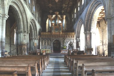 St Davids Katedrali NEF yatay fotoğraf