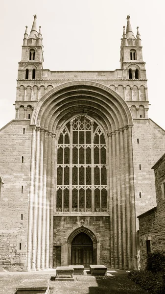 Abadía de Tewkesbury Norman Arch —  Fotos de Stock