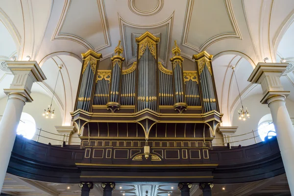 Derby Cathedral Organs HDR horizontal photography — Stock Photo, Image