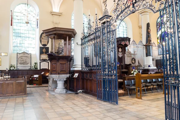 Derby Catedral púlpito e ferro Rood Screen — Fotografia de Stock