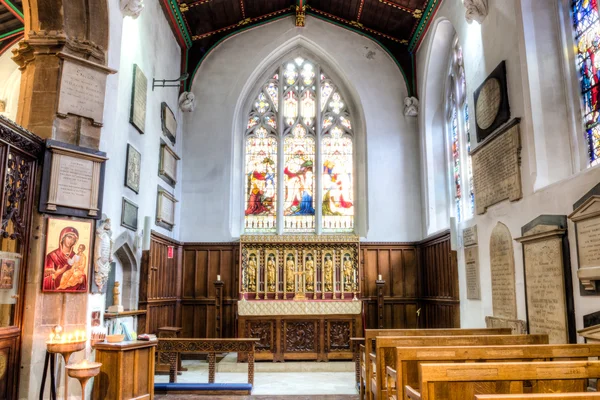 Capela da Catedral de Leicester HDR — Fotografia de Stock