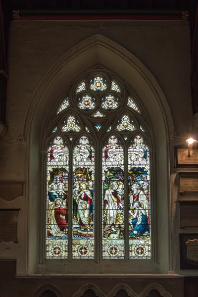 Catedral de Leicester vidrieras B — Foto de Stock