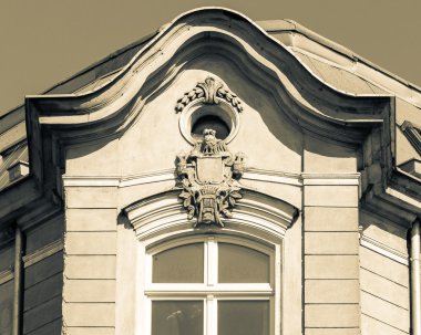 Zengin Keystone A ile cephe dekoratif sermaye