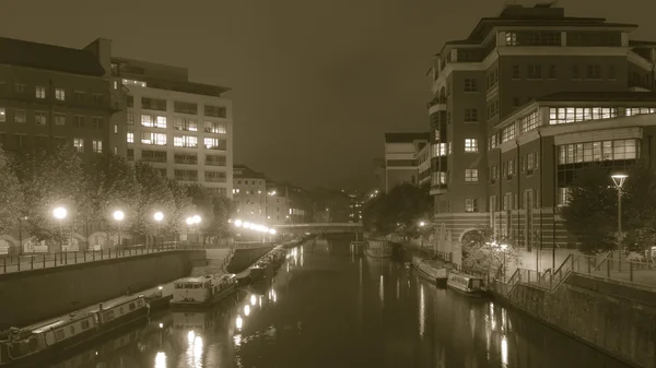 North West view over Bristol Temple Quay (A) — Stock Photo, Image