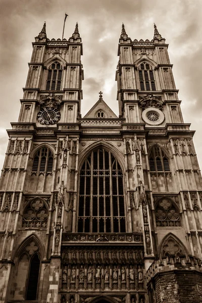 Abbazia di Westminister (seppia ) — Foto Stock