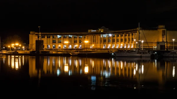 Amfiteátrum Bristol éjjel — Stock Fotó