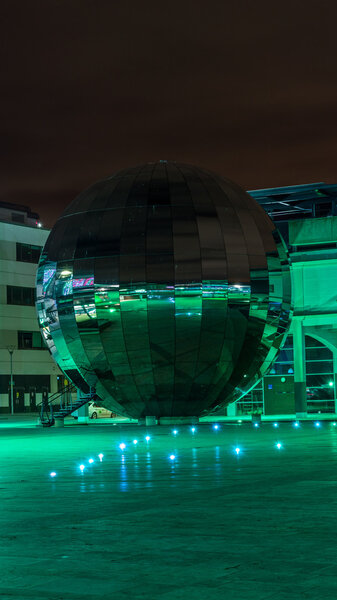 Bristol millennium ball by night