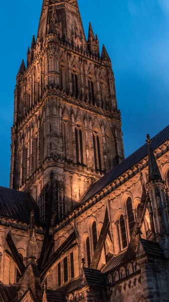 Torre Catedral de Salisbury — Foto de Stock