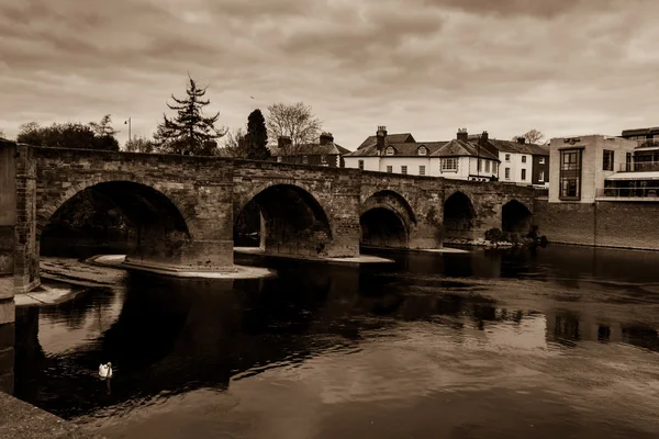 Wye Bridge på Hereford — Stockfoto