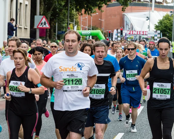 Bristol, İngiltere - 13 Eylül 2015 Bristol yarı maraton 2015 — Stok fotoğraf