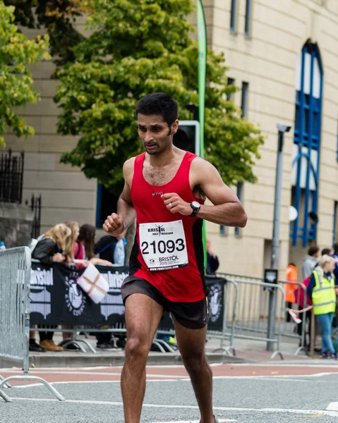 Bristol, England - 13 SEPTEMBER 2015 Bristol Half Marathon 2015 — Stock Photo, Image