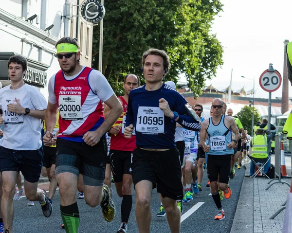 Bristol, İngiltere - 13 Eylül 2015 Bristol yarı maraton 2015 — Stok fotoğraf