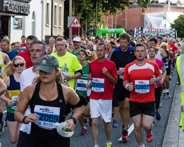 Bristol, İngiltere - 13 Eylül 2015 Bristol yarı maraton 2015 — Stok fotoğraf