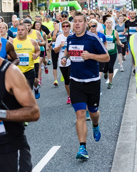 Bristol, İngiltere - 13 Eylül 2015 Bristol yarı maraton 2015 — Stok fotoğraf