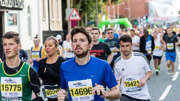 Bristol, İngiltere - 13 Eylül 2015 Bristol yarı maraton 2015 — Stok fotoğraf