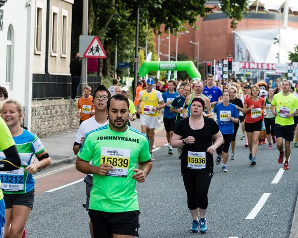 Bristol, İngiltere - 13 Eylül 2015 Bristol yarı maraton 2015 — Stok fotoğraf