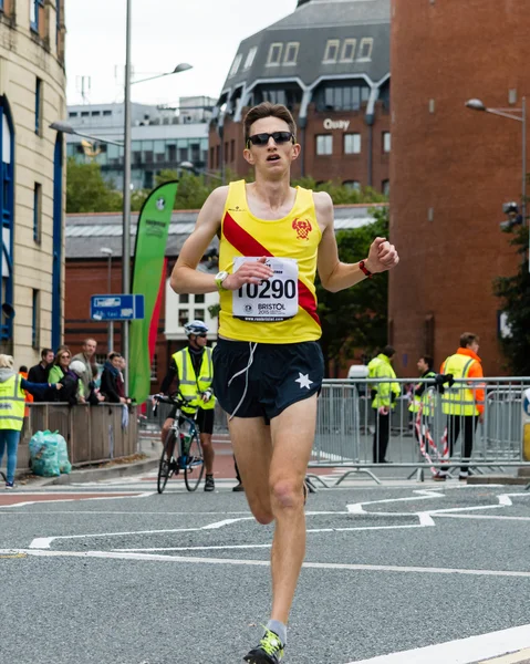 Bristol, england - 13. september 2015 bristol halbmarathon 2015 — Stockfoto